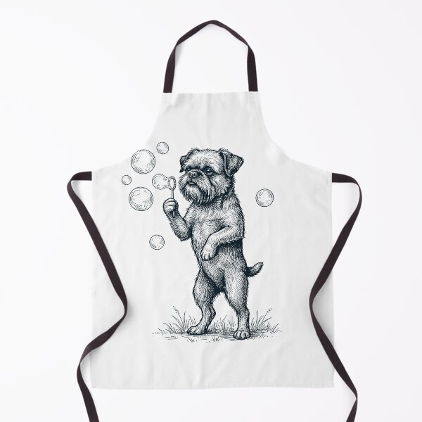 Item preview, Vintage Brussels Griffon Blowing Bubbles Dog Mom Dad Lover designed and sold by DoodleTortle.