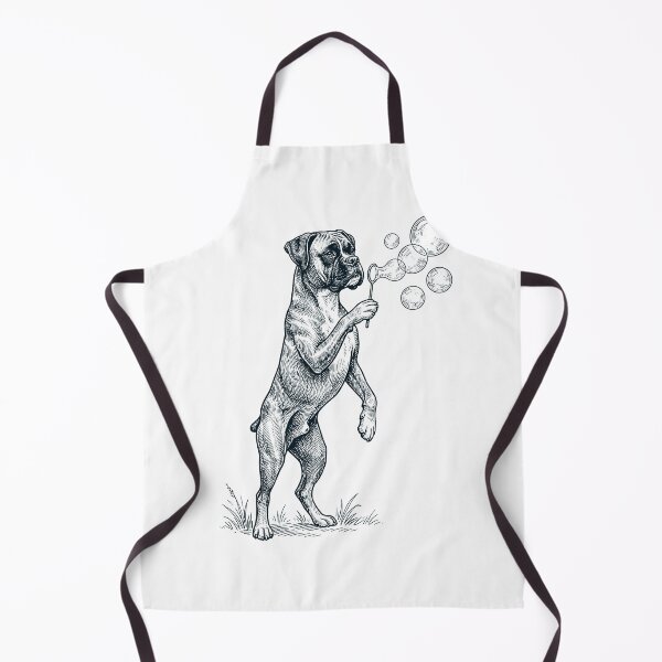 Item preview, Vintage Boxer Dog Blowing Bubbles Dog Mom Dad Lover designed and sold by DoodleTortle.