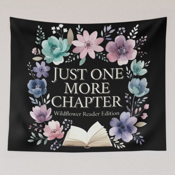 Item preview, Just One More Chapter Cottagecore Wildflower Book Lover Gift designed and sold by Syrupulse.