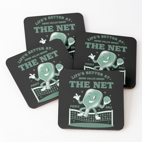 Item preview, Pickleball Funny Player Lifes Better At The Net designed and sold by LuminOrb.