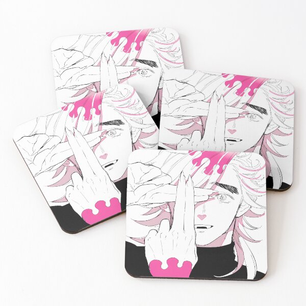 Item preview, Douma Demon Slayer Pink Minimalist Portrait designed and sold by mildaclairmo.