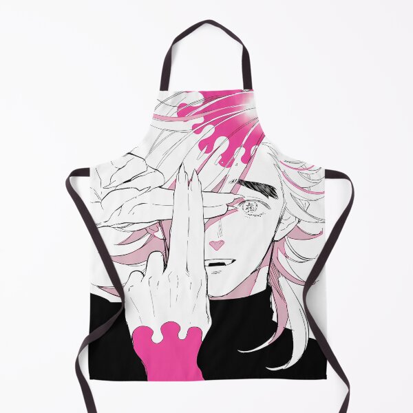 Item preview, Douma Demon Slayer Pink Minimalist Portrait designed and sold by mildaclairmo.