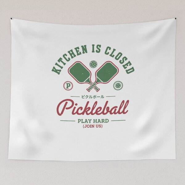 Item preview, Pickleball Kitchen Is Closed Play Hard Player designed and sold by LuminOrb.