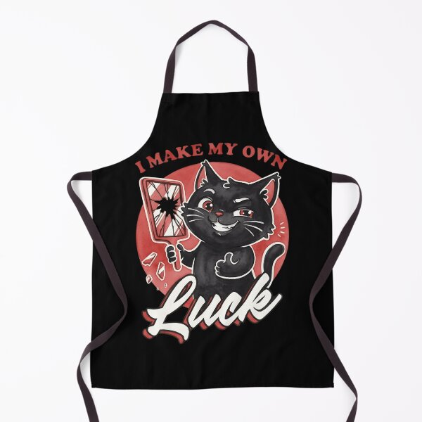 Item preview, I Make My Own Luck Black Cat Broken Mirror Quote designed and sold by haitrieuic96.