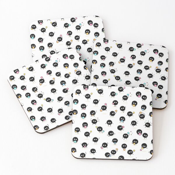 Item preview, A playful pattern of cartoon characters on a white background designed and sold by Creative88Art.