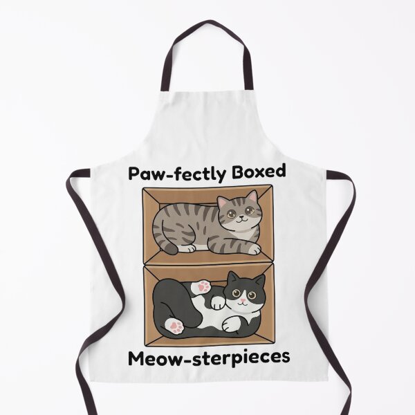 Item preview, Paw-fectly Boxed – Cute Cats in Boxes Funny Design designed and sold by aiqdelicia.