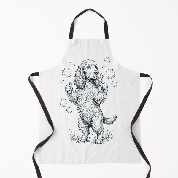 Item preview, Vintage Cocker Spaniel Blowing Bubbles Dog Mom Dad Lover designed and sold by DoodleTortle.