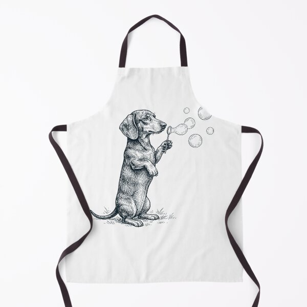 Artikelvorschau, Vintage Dackel bläst Seifenblasen – Hundemama, Hundepapa, Hundeliebhaber entworfen und verkauft von DoodleTortle.
