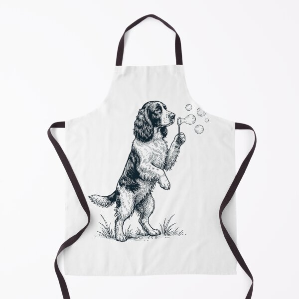 Item preview, Vintage English Springer Spaniel Blowing Bubbles Dog Mom Dad Lover designed and sold by DoodleTortle.