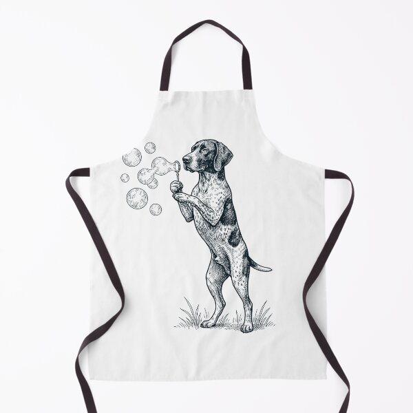 Item preview, Vintage German Shorthaired Pointer Blowing Bubbles Dog Mom Dad Lover designed and sold by DoodleTortle.