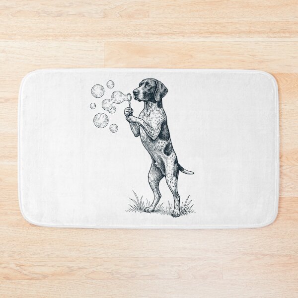 Item preview, Vintage German Shorthaired Pointer Blowing Bubbles Dog Mom Dad Lover designed and sold by DoodleTortle.