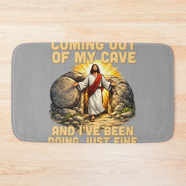 Item preview, Coming Out of My Cave the Jesus Resurrection Easter designed and sold by GreggRoss.