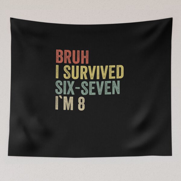 Item preview, 8th Birthday Boy Outfit I`m 8 Year Old Six Seven Bruh 6 7 designed and sold by Juansustait.