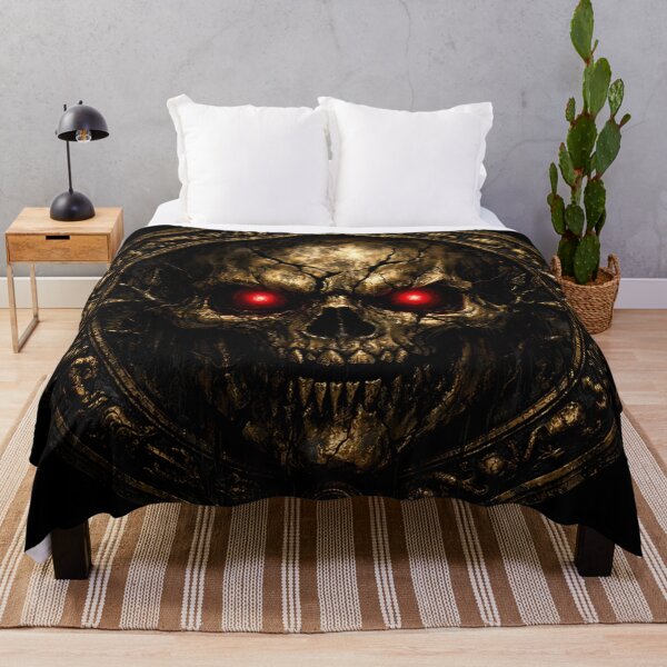 Item preview, Cursed Golden Skull , Ancient Dark Emblem of Doom designed and sold by aminz4.