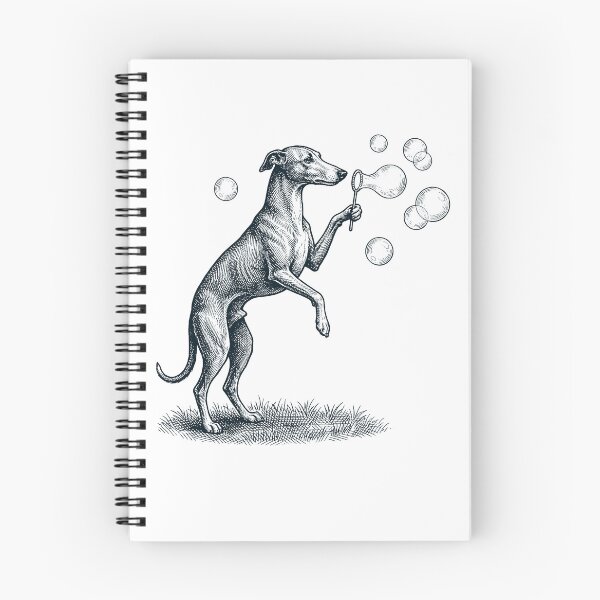Artikelvorschau, Vintage Greyhound bläst Seifenblasen – Hundemama, Hundepapa, Hundeliebhaber entworfen und verkauft von DoodleTortle.
