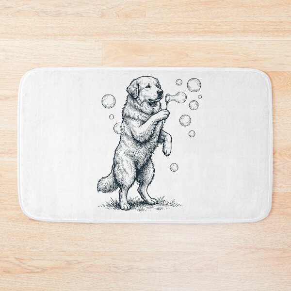 Item preview, Vintage Great Pyrenees Blowing Bubbles Dog Mom Dad Lover designed and sold by DoodleTortle.