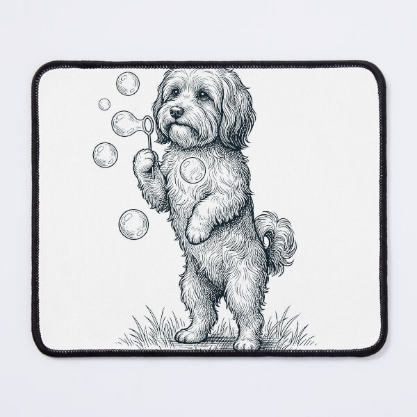 Item preview, Vintage Havanese Blowing Bubbles Dog Mom Dad Lover designed and sold by DoodleTortle.