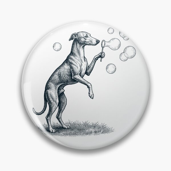 Artikelvorschau, Vintage Greyhound bläst Seifenblasen – Hundemama, Hundepapa, Hundeliebhaber entworfen und verkauft von DoodleTortle.