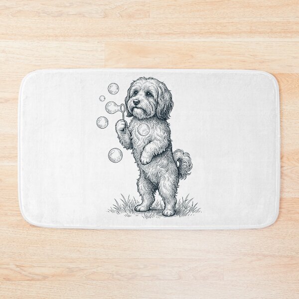 Item preview, Vintage Havanese Blowing Bubbles Dog Mom Dad Lover designed and sold by DoodleTortle.