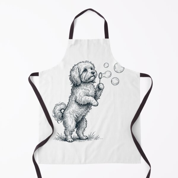 Item preview, Vintage Maltese Blowing Bubbles Dog Mom Dad Lover designed and sold by DoodleTortle.