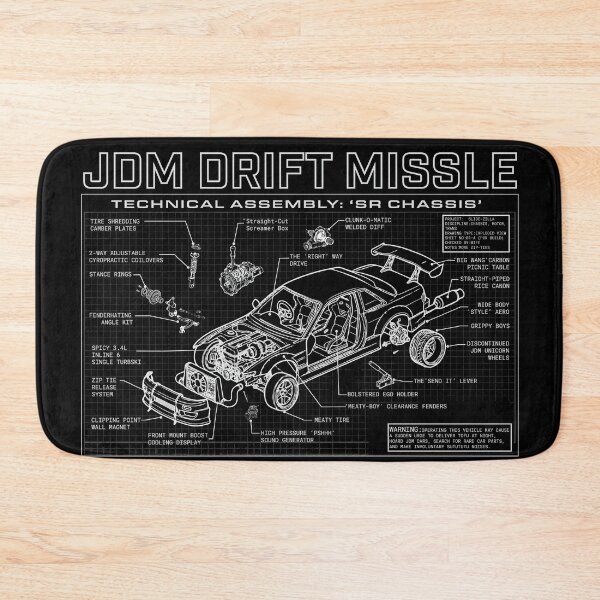 Item preview, SR-Chassis JDM Drift Missile Technical Blueprint designed and sold by cowtownCOWBOY.