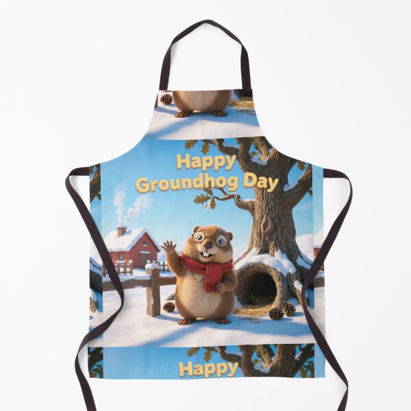Item preview, Happy Groundhog Day designed and sold by casamomo.