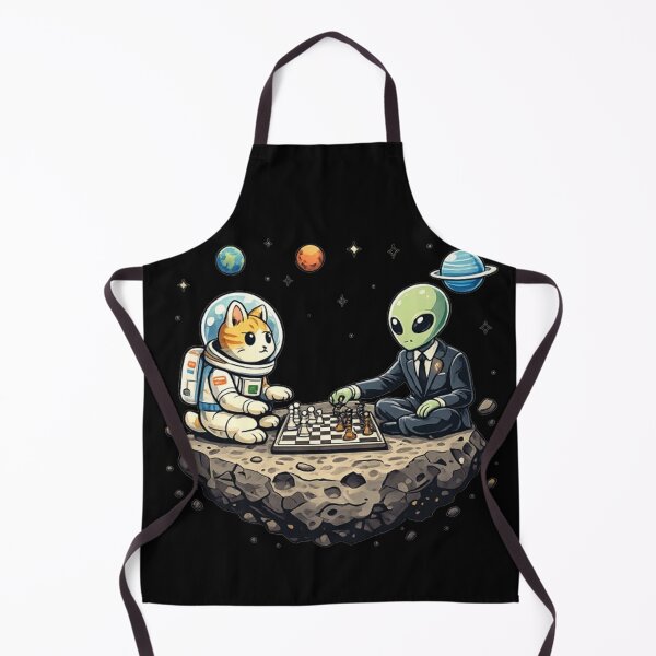 Item preview, astronaut cat and alien designed and sold by Dogandesighn.
