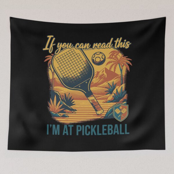 Artikelvorschau, Pickleball – Wenn du das lesen kannst, bin ich ein lustiger Spieler. entworfen und verkauft von LuminOrb.