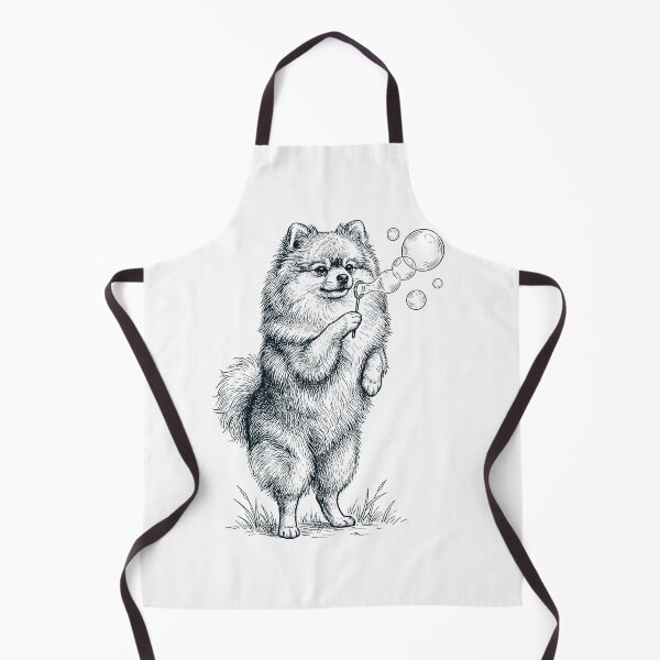Artikelvorschau, Vintage Pomeranian bläst Seifenblasen – Hundemama, Hundepapa, Hundeliebhaber entworfen und verkauft von DoodleTortle.