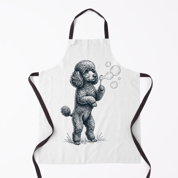 Item preview, Vintage Poodle Blowing Bubbles Dog Mom Dad Lover designed and sold by DoodleTortle.