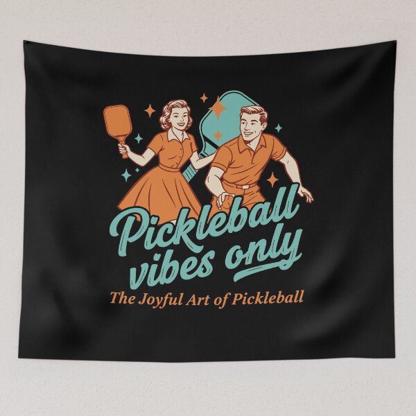 Artikelvorschau, Pickleball Vibes Only Funny Player Pickle Ball entworfen und verkauft von LuminOrb.