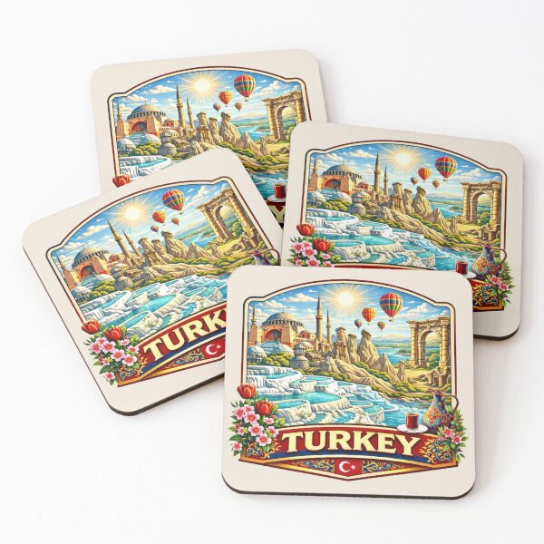 Item preview, Turkey - Hagia Sophia, Cappadocia & Balloons designed and sold by Myra365Art.