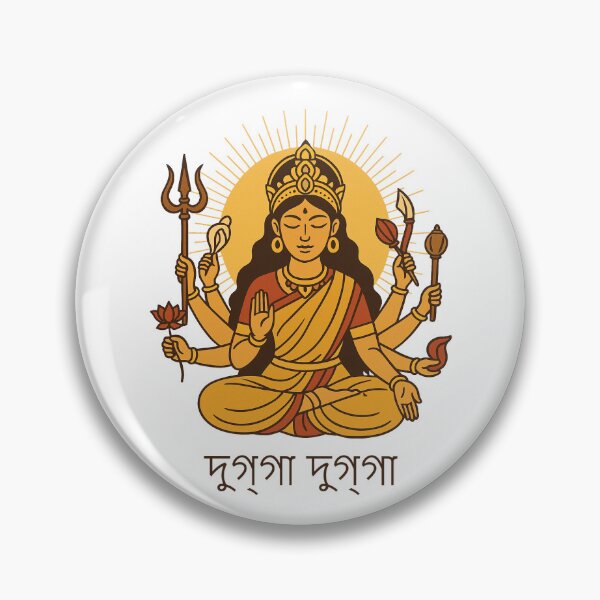 Item preview, Goddess Maa Durga designed and sold by warlistop.