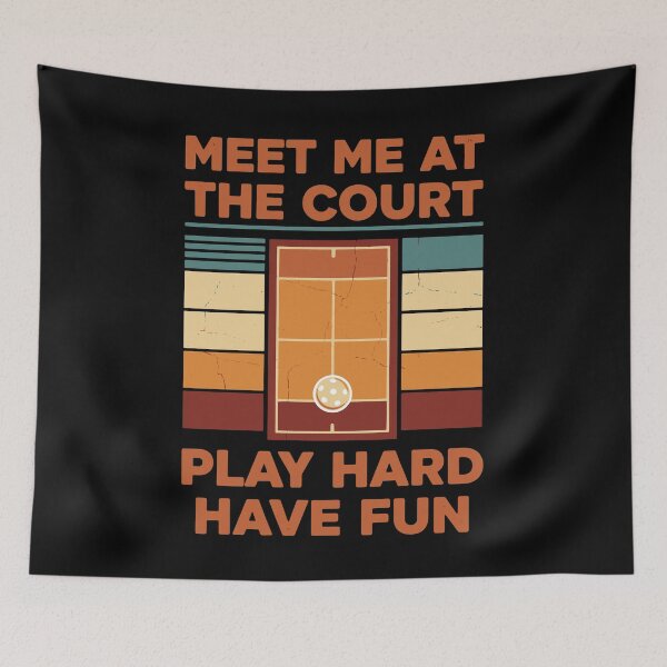 Item preview, Pickleball Meet Me At The Court Play Hard Have Fun designed and sold by LuminOrb.