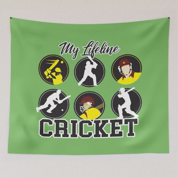 Item preview, My Lifeline Cricket T-Shirt – Cricket Lover Gift for Players & Fans designed and sold by warlistop.