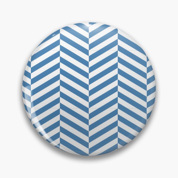 Item preview, White And Steel Blue Herringbone Pattern designed and sold by pattern-archive.
