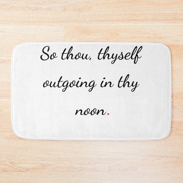 Item preview, "So thou, thyself outgoing in thy noon" - handwriting black designed and sold by ariksworld.