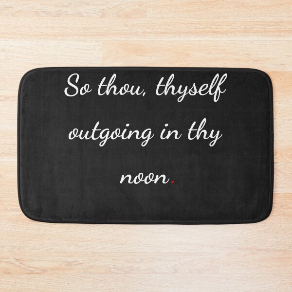 Item preview, "So thou, thyself outgoing in thy noon" - handwriting white designed and sold by ariksworld.