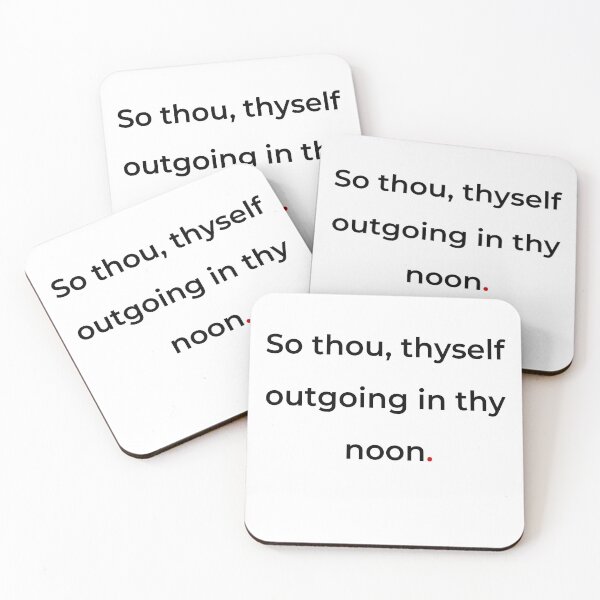 Item preview, "So thou, thyself outgoing in thy noon" - print black designed and sold by ariksworld.