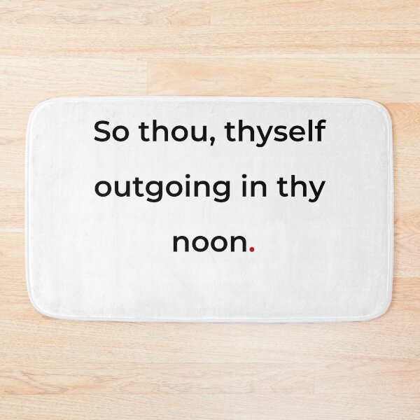 Item preview, "So thou, thyself outgoing in thy noon" - print black designed and sold by ariksworld.