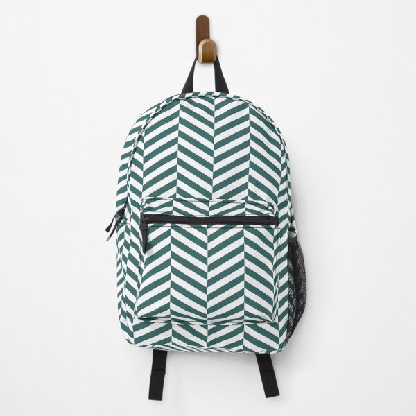 Item preview, White And Teal Herringbone Pattern designed and sold by pattern-archive.