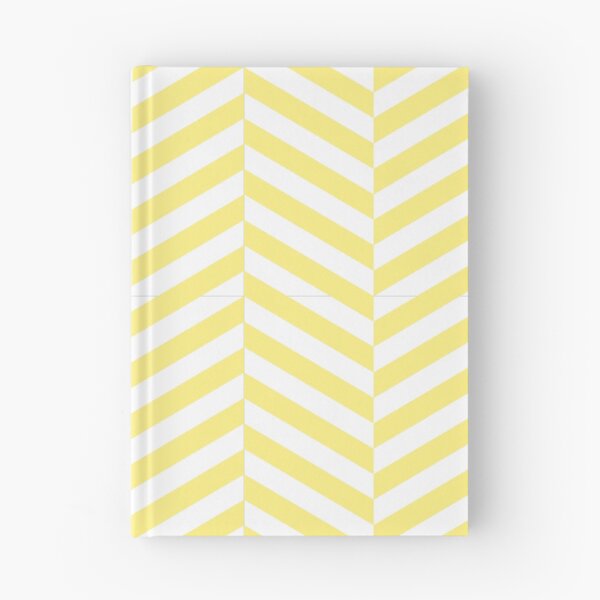Item preview, White And Yellow Herringbone Pattern designed and sold by pattern-archive.