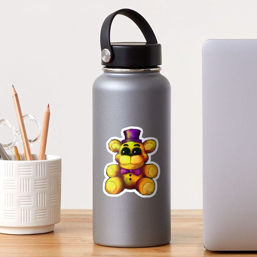 Fnaf Golden Freddy Artwork Freddy Fnaf Sticker By Taelss Redbubble