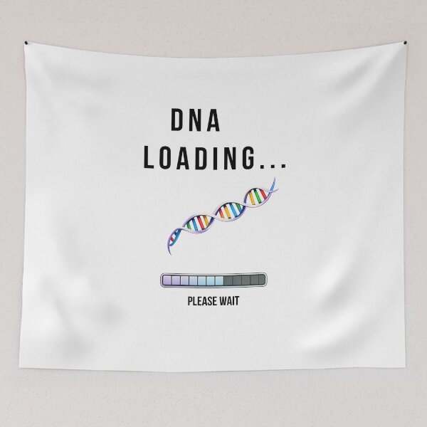 Item preview, DNA Loading… Please Wait | Science Gift | White designed and sold by InsideYourBodyScience.