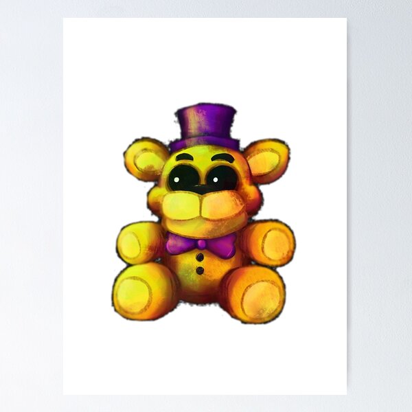 Golden Freddy Plush Poster for Sale by ravenmenel