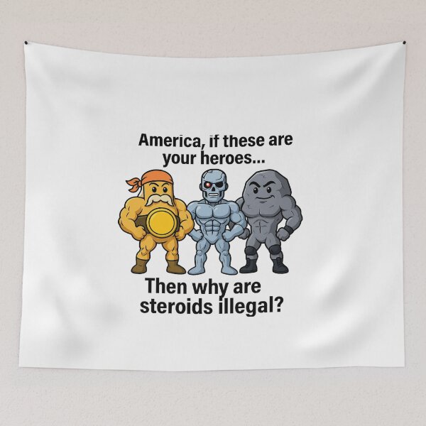 Item preview, Why Are Steroids Illegal Gym Shirt designed and sold by 3GCC.
