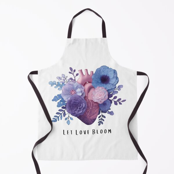 Item preview, Let Love Bloom Anatomical Heart Floral Gothic Love Design designed and sold by NANursing.