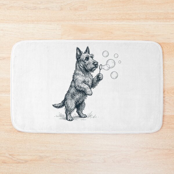 Item preview, Vintage Scottish Terrier Blowing Bubbles Dog Mom Dad Lover designed and sold by DoodleTortle.