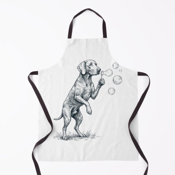 Item preview, Vintage Weimaraner Blowing Bubbles Dog Mom Dad Lover designed and sold by DoodleTortle.
