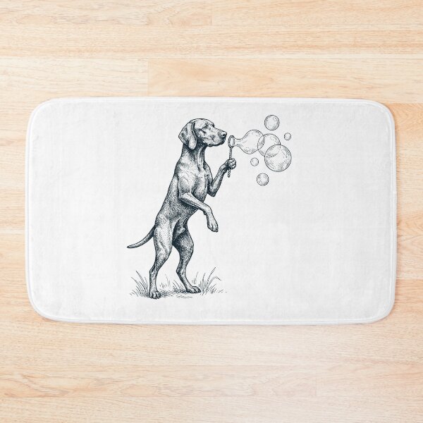 Item preview, Vintage Vizsla Blowing Bubbles Dog Mom Dad Lover designed and sold by DoodleTortle.